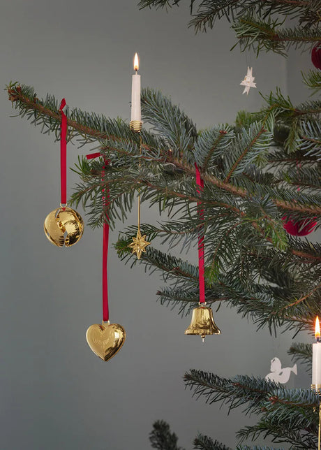 2024 Weihnachtsherz, goldbeschichtetes Messing von Georg Jensen - 2 - Jacobsen Plus