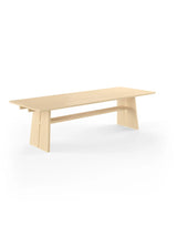 GM 3060 Gehl Esstisch von Naver Collection - 180 x 100 cm / Esche Weißöl / Keine Zusatzplatten - Jacobsen Plus