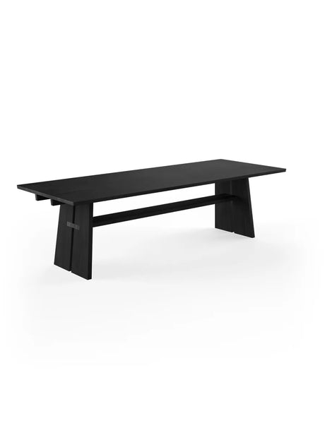 GM 3060 Gehl Esstisch von Naver Collection - 240 x 100 cm / Esche schwarz gebeizt / Inkl. 2 Zusatzplatten - Jacobsen Plus
