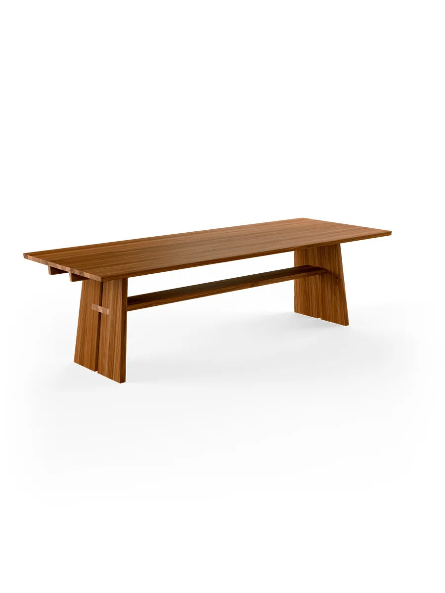 GM 3060 Gehl Esstisch von Naver Collection - 210 x 100 cm / Walnuss / Keine Zusatzplatten - Jacobsen Plus