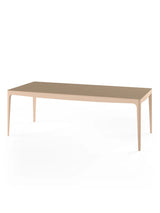 GM 3700 RO Spisebord, lys brun fra Naver Collection - 240 x 100 cm / Eiche Weißöl / Keine Zusatzplatten - Jacobsen Plus
