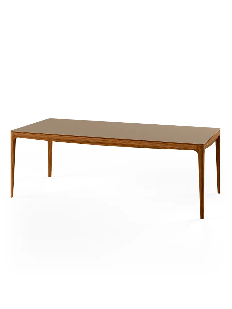 GM 3700 RO Spisebord, lys brun fra Naver Collection - 240 x 100 cm / Walnuss / Keine Zusatzplatten - Jacobsen Plus