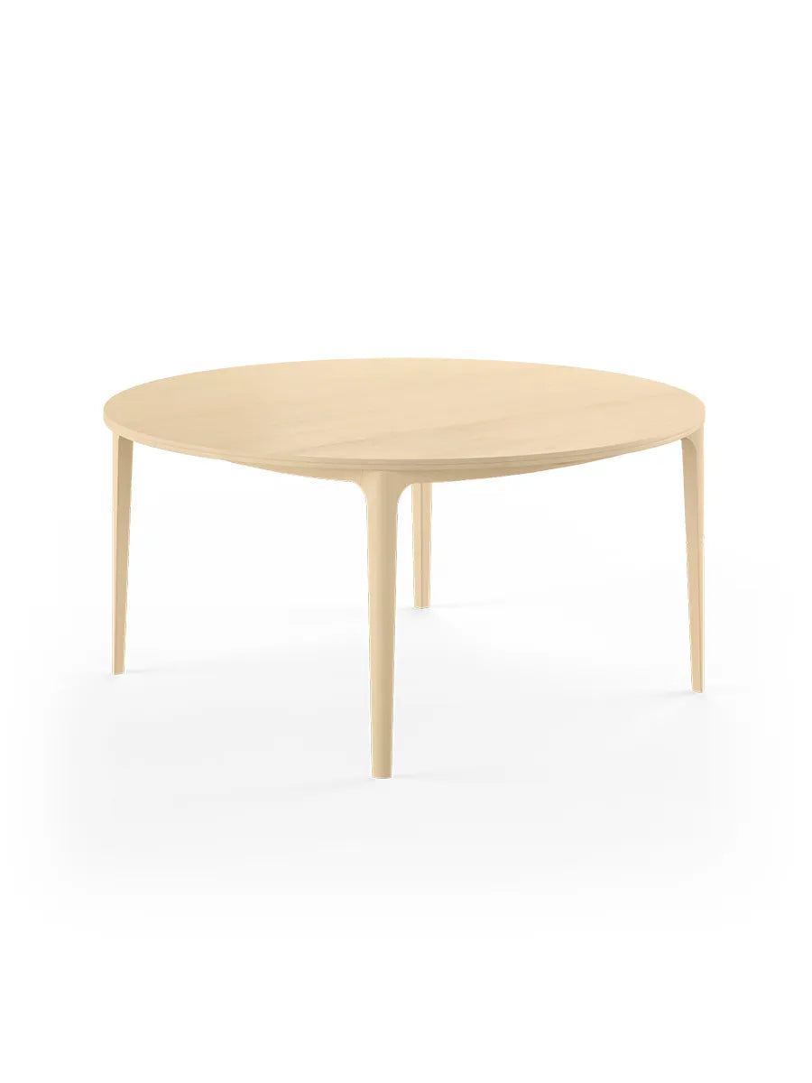 GM 3700 RO Rundt Esstisch von Naver Collection - Ø 120 cm / Esche Weißöl / Keine Zusatzplatten - Jacobsen Plus