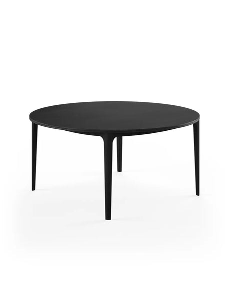 GM 3700 RO Rundt Esstisch von Naver Collection - Ø 160 cm / Esche schwarz gebeizt / Inkl. 2 Zusatzplatten - Jacobsen Plus