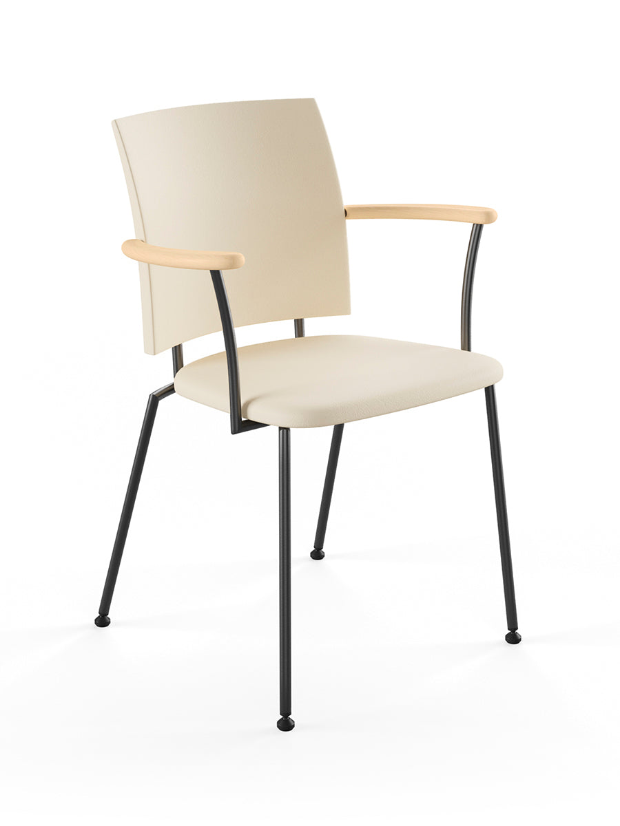 Panther armstol, creme læder fra Naver Collection