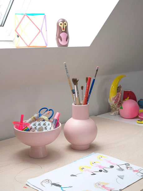 Strøm Vase, coral blush von raawii - Small - Jacobsen Plus