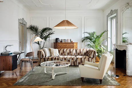 Adnet Coffee Table Ø100 cm, cream von GUBI - 2 - Jacobsen Plus