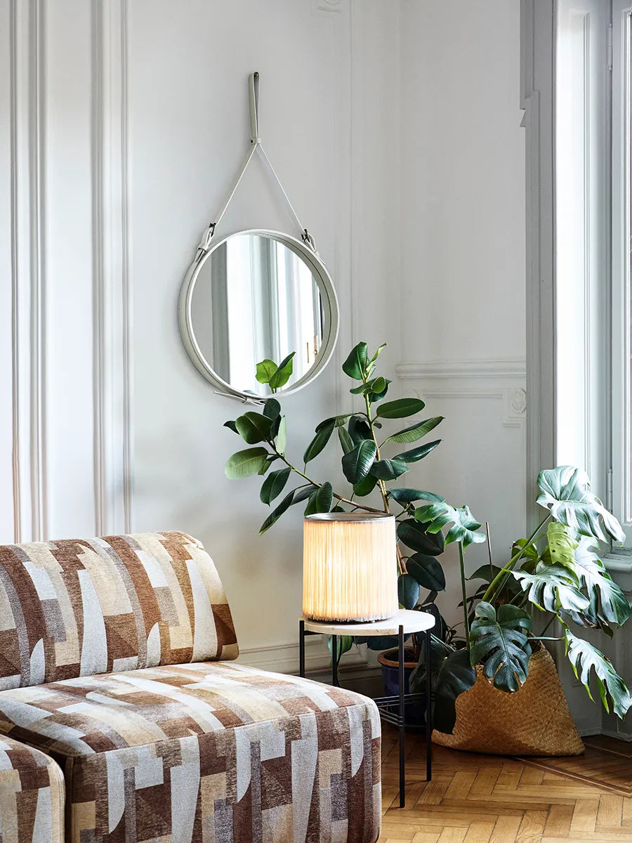 Adnet Wall Mirror Ø58 cm, cream von GUBI - 2 - Jacobsen Plus