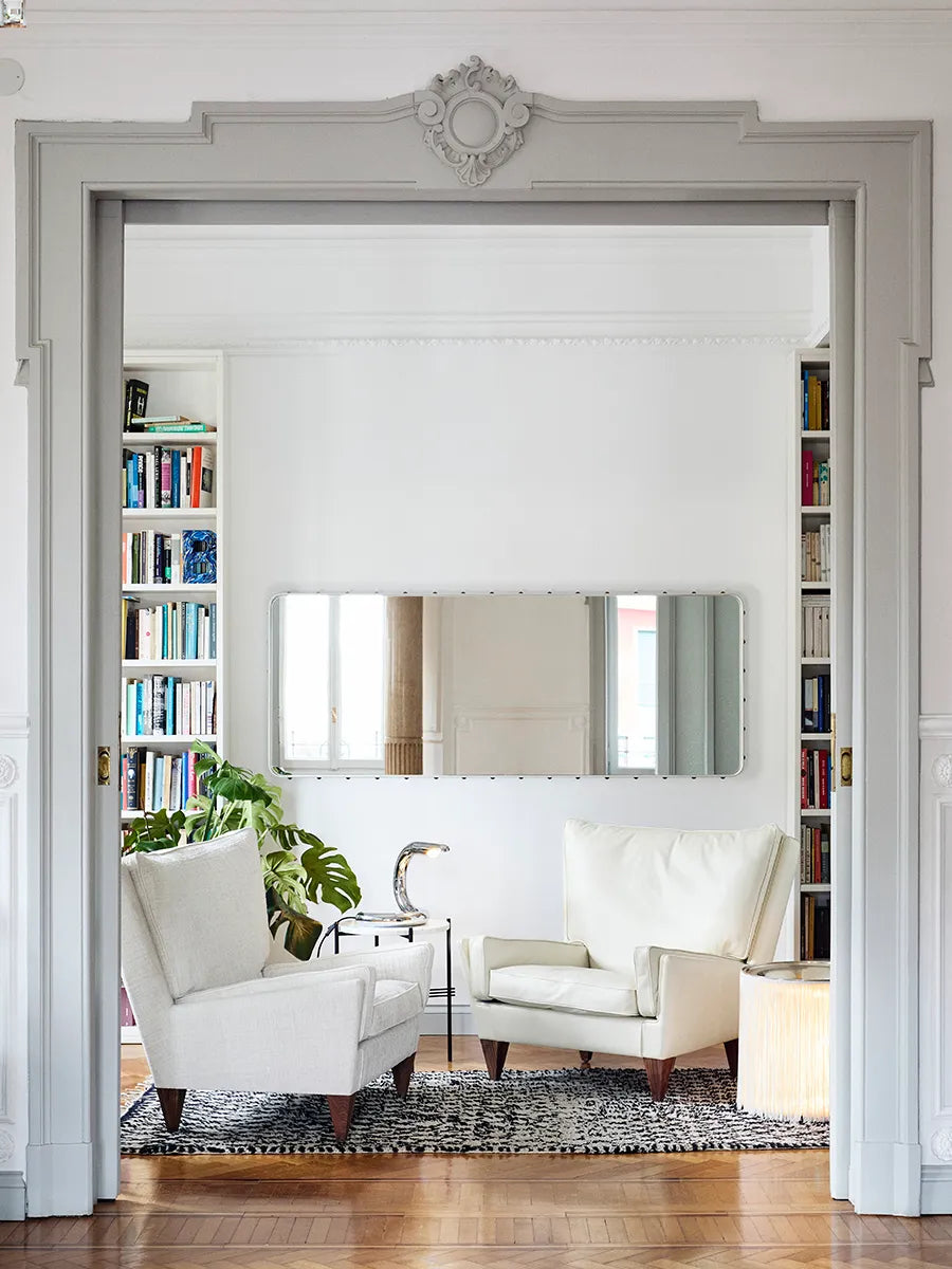 Adnet Wall Mirror 70 x 180 cm, cream von GUBI - 3 - Jacobsen Plus