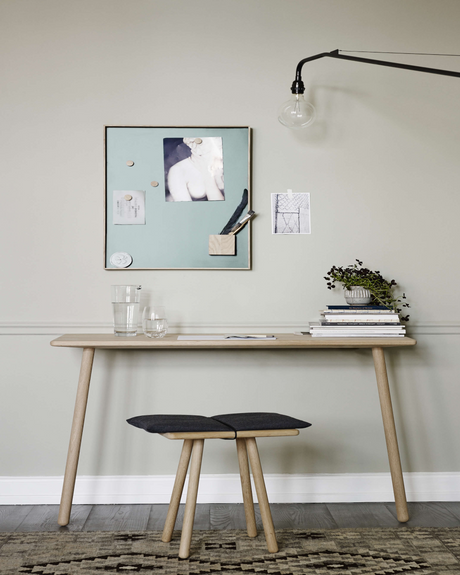 Skagerak Georg Wand-Schreibtisch, Eiche von Fritz Hansen - 2 - Jacobsen Plus