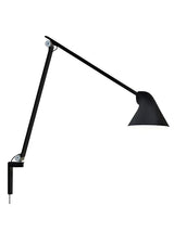 NJP Wandleuchte von Louis Poulsen - Schwarz / Langer Arm - Jacobsen Plus