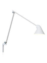 NJP Wandleuchte von Louis Poulsen - Weiß / Langer Arm - Jacobsen Plus