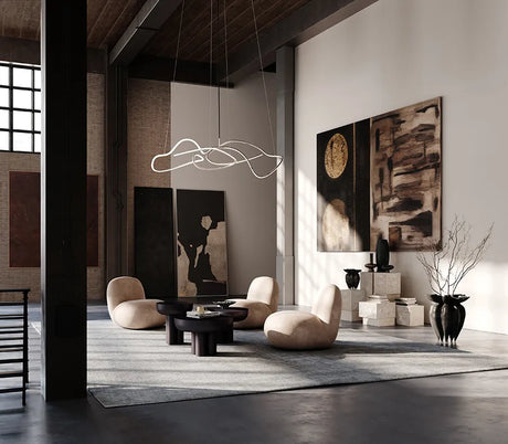 Ghost Chandelier, Big, Chrom von 101 Copenhagen - 3 - Jacobsen Plus
