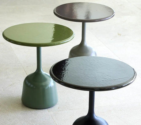 Glaze Couchtisch, klein von Cane-line - Grün / Green Aluminium - Jacobsen Plus