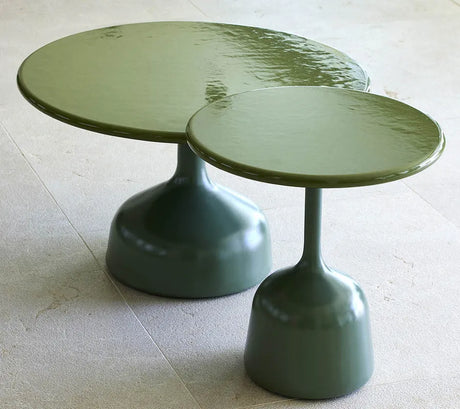 Glaze Sofabord, groß von Cane-line - Grün / Green Aluminium - Jacobsen Plus