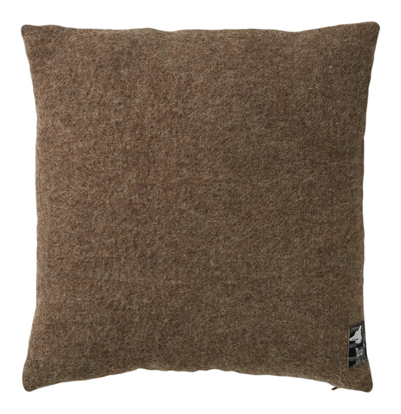 Gotland Kissen, 50x50 cm von Silkeborg Uldspinderi - Gotland Brown - Jacobsen Plus