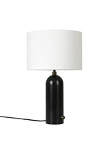 Gravity Bordlampe, small fra GUBI - Hvid skærm / Sort stål - Jacobsen Plus