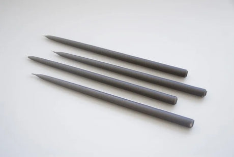 Kerze für Gemini, 4 Stk. von Architectmade - Grau - Jacobsen Plus