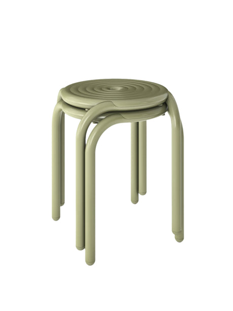 Groove Stool von Tom Dixon - Moos - Jacobsen Plus