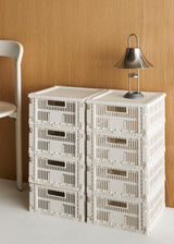 Colour Crate Medium Square, Grey von HAY - 2 - Jacobsen Plus