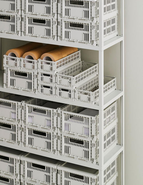 Colour Crate Mini Oblong, Grau von HAY - 4 - Jacobsen Plus