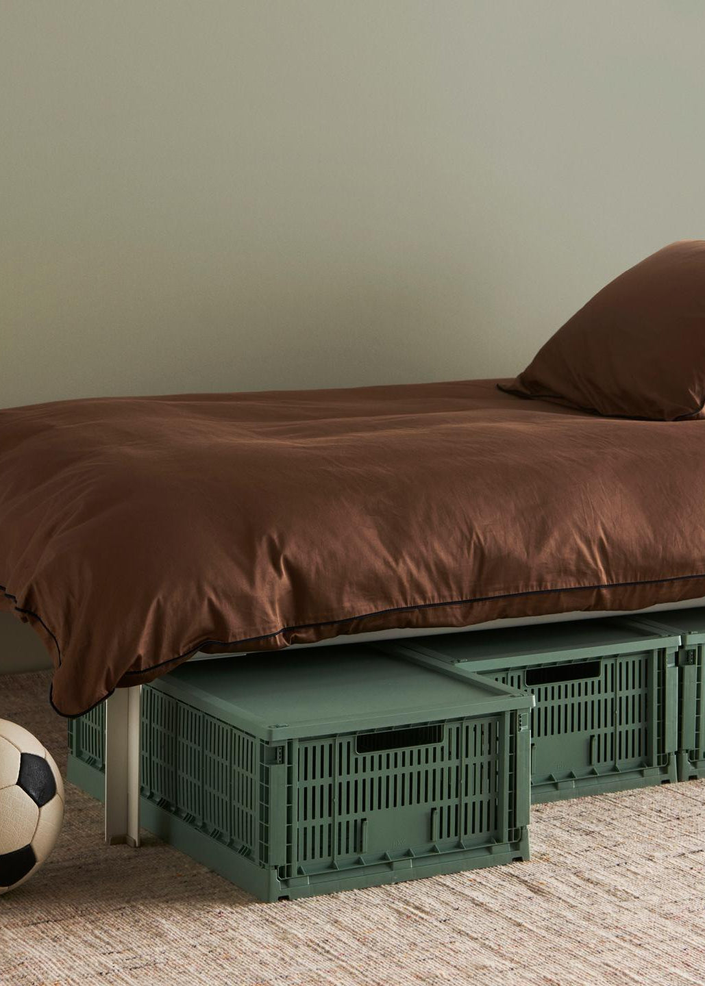 Colour Crate Large, Dark green fra Hay