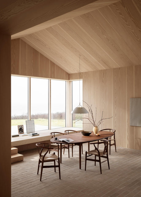 CH339 Esstisch von Carl Hansen & Søn - Buche Seife - Auszug für 2 Platten - Jacobsen Plus