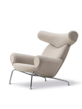 Ox Chair von Hans J. Wegner - Clay 12 Textil - Gebürstet rostfrei Stahl Gestell - Jacobsen Plus