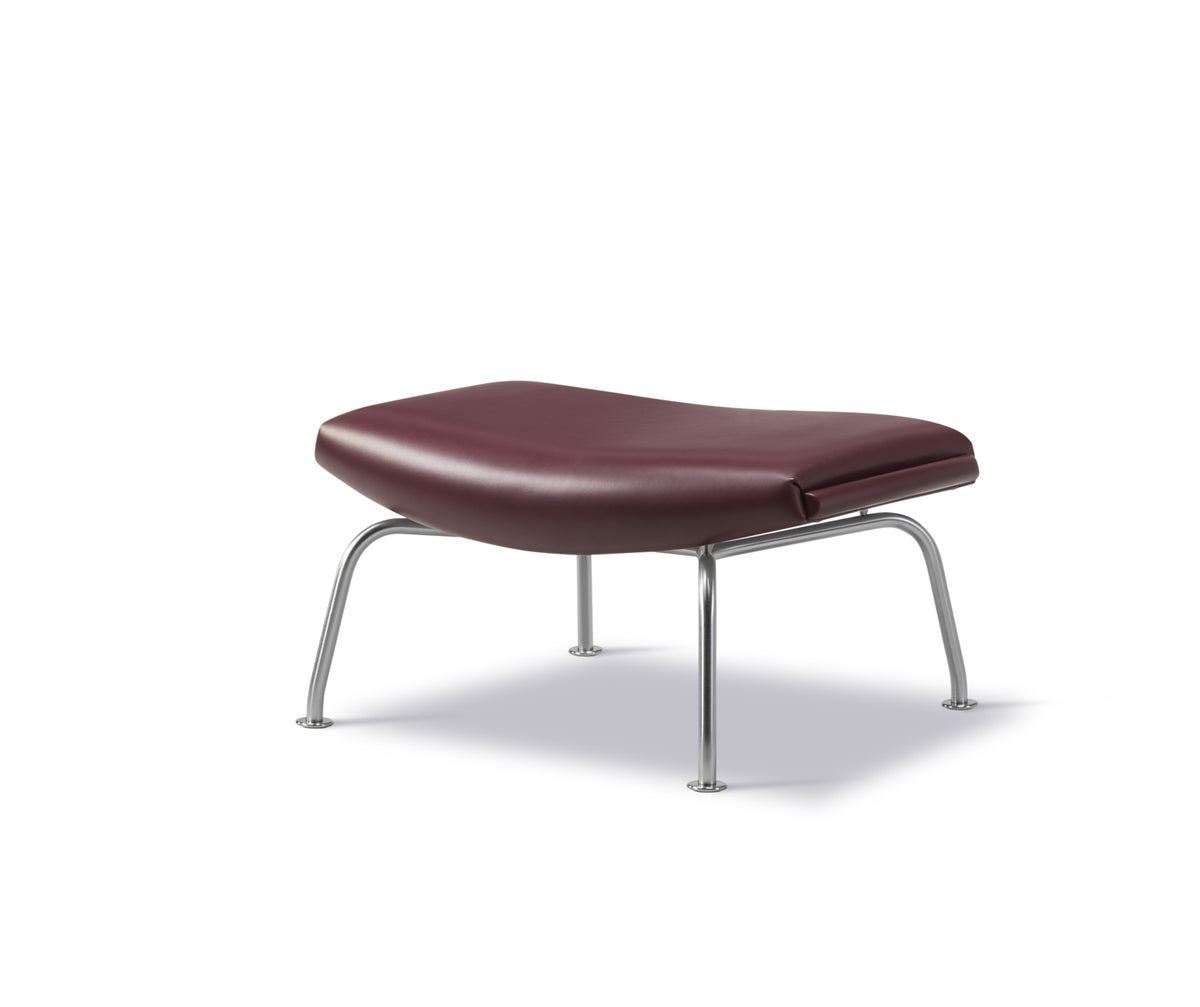 Ox Chair Hocker von Hans J. Wegner - Max 93 Indian Red Leder - Jacobsen Plus