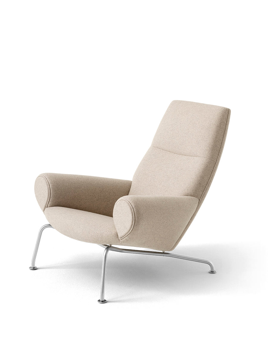 Queen Sessel von Hans J. Wegner - Divina Melange 227 Textil - Jacobsen Plus