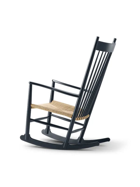 J16 Schaukelstuhl von Hans J. Wegner - Eiche geseift-Naturgeflecht - Jacobsen Plus