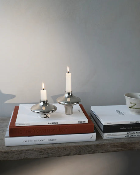 Doublet Candleholder Large, silver von Hein Studio - 3 - Jacobsen Plus