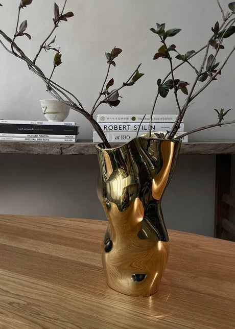 Ostrea 25 Vase, gold von Hein Studio - 2 - Jacobsen Plus