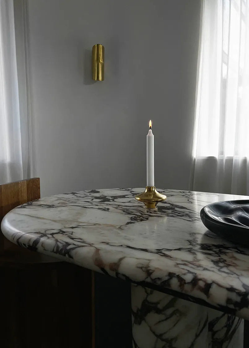 Doublet Candleholder Small, gold von Hein Studio - 2 - Jacobsen Plus