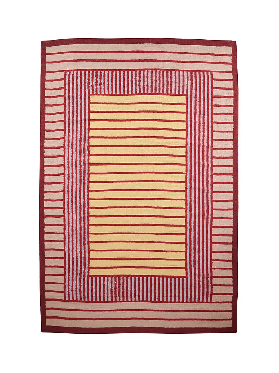 Hemp Teppich von Massimo - 200 x 300 cm / Rot - Jacobsen Plus