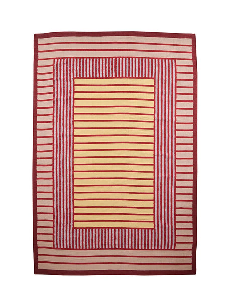 Hemp Teppich von Massimo - 200 x 300 cm / Rot - Jacobsen Plus