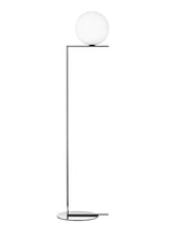 IC F2 gulvlampe fra Flos - Krom - Jacobsen Plus