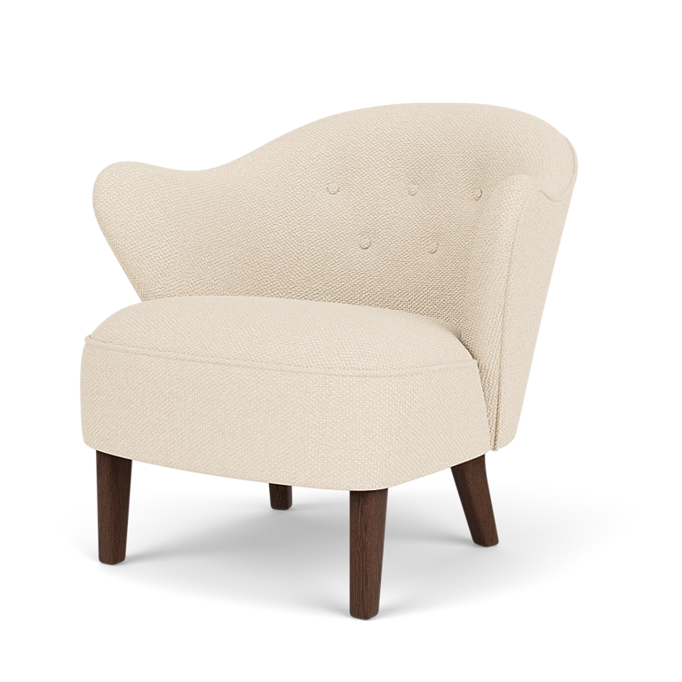 Ingeborg Sessel von Audo Copenhagen - Textil / Logan Jasmine / Geräucherte Eiche - Jacobsen Plus
