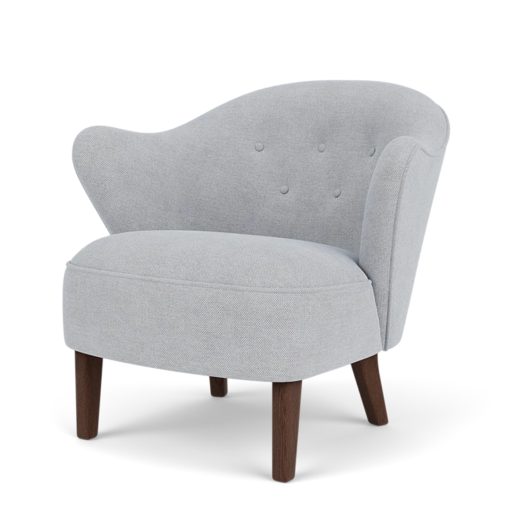Ingeborg Sessel von Audo Copenhagen - Textil / Fiord 0751 / Geräucherte Eiche - Jacobsen Plus