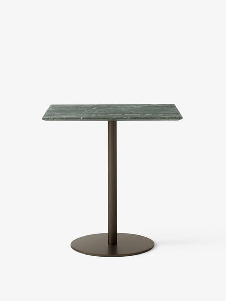 In Between Bord SK16, bronzefarbenes Gestell von &tradition - Verde Guatemala Marmor - Jacobsen Plus