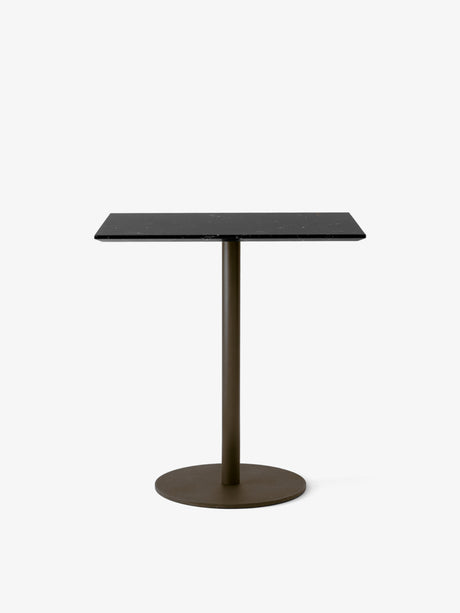 In Between Bord SK16, bronzefarbenes Gestell von &tradition - Nero Marquina Marmor - Jacobsen Plus