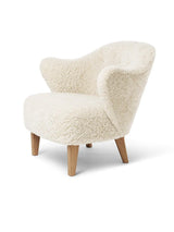 Ingeborg Sessel von Audo Copenhagen - Schaffell / Offwhite / Eg - Jacobsen Plus