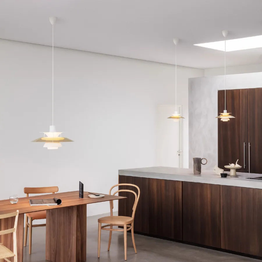 PH 5 Pendelleuchte Messing von Louis Poulsen