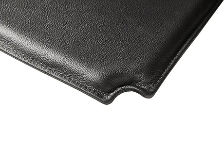 Kissen für Wishbone Chair CH24, schwarzes Leder - 3 - Jacobsen Plus