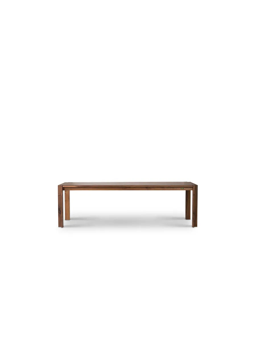 Jeppe Utzon Spisebord fra DK3 - 95 x 200 cm / Vild valnød - Jacobsen Plus