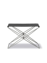 JG Folding Stool von Fredericia Furniture - Leder Max 98, Schwarz - Jacobsen Plus