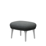Ro Hocker fra Fritz Hansen - Hallingdal - 166 Weiß Schwarz - Jacobsen Plus