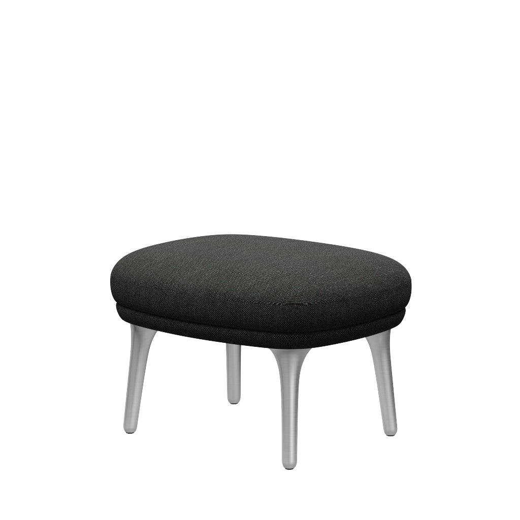 Ro Hocker fra Fritz Hansen - Hallingdal - 368 Schwarz/Grau - Jacobsen Plus
