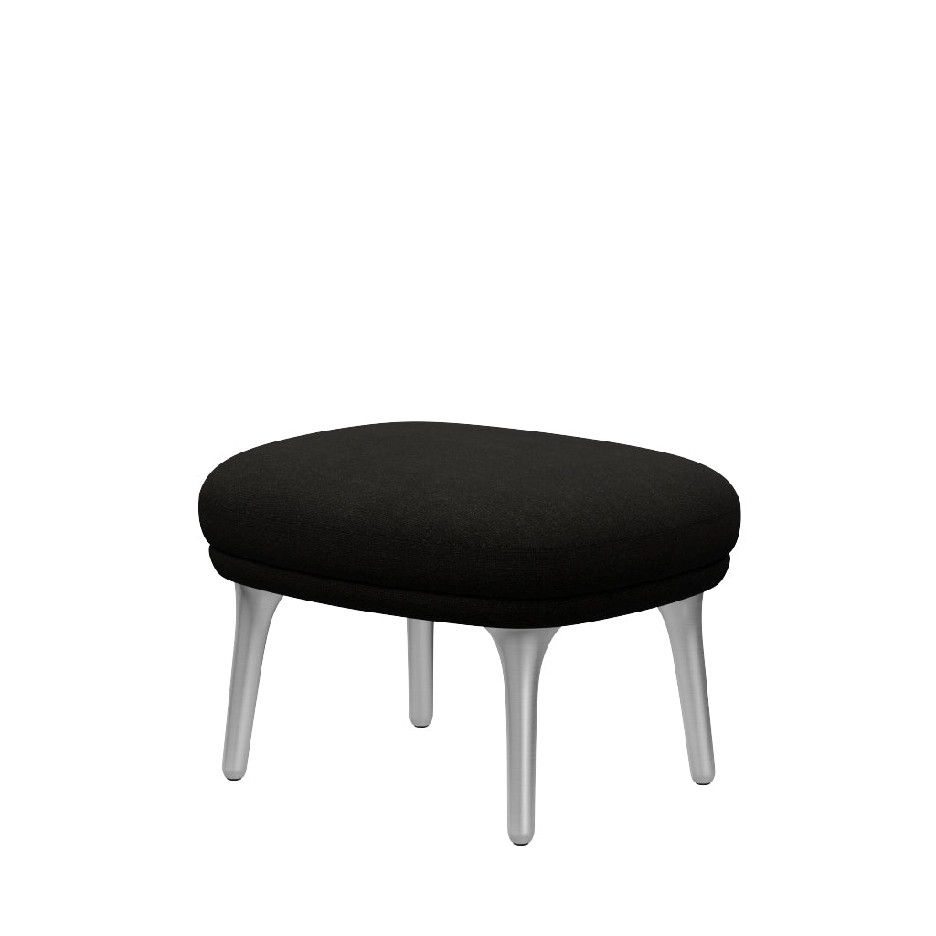 Ro Hocker fra Fritz Hansen - Hallingdal - 376 Braun/Dunkelgrau - Jacobsen Plus
