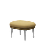 Fri Hocker mit Aluminiumgestell von Fritz Hansen - Christianshavn - 1110 Gelb - Jacobsen Plus